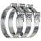 3 Pack - 60mm > 63mm T Bolt Hose Clamps Zinc Turbo Pipe Clips