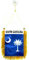 AZ FLAG - Wimpel South Carolina - 15x10 cm - Bundesstaat South Carolina Mini Flagge 10 x 15 Cm - Auto Pennant Spezielle Auto