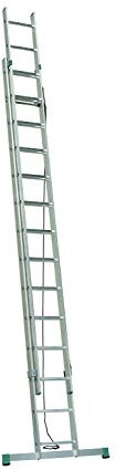 Alu Seilzugleiter 2 tlg. (2x16 Sprossen)