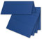 FarbenFroh by GUSTAV NEUSER 200x Tischkarten in Nachtblau (Blau) - 4,5 x 10 cm - blanko - Doppel-Karten - als Platzkarten und Namenskarten für Hochzeit und Feste