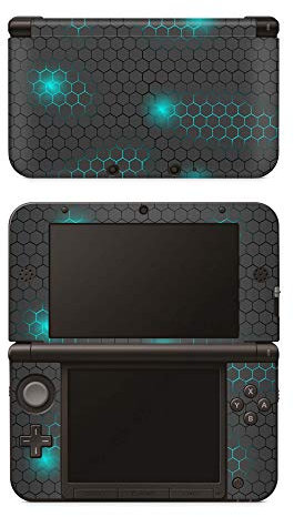 Skins4u Aufkleber Design Schutzfolie Vinyl Skin kompatibel mit Nintendo New 3DS XL Exo small Türkis