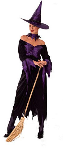 Ciao-Costume adulto Strega Viola tg. M Donna, M, 16600.M