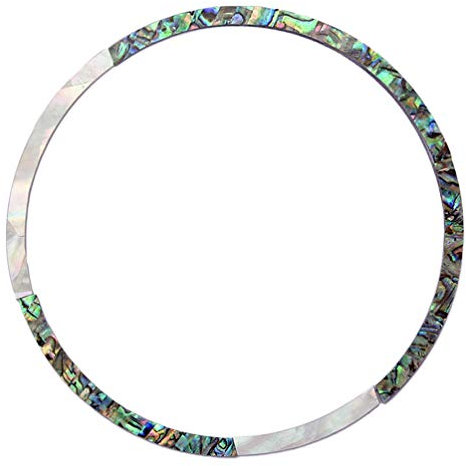 Gitarren Rosette Soundhole Aufkleber 5Mm Weiße Perle Shell Inlay Aufkleber Aufkleber für Gitarre Ukulelen