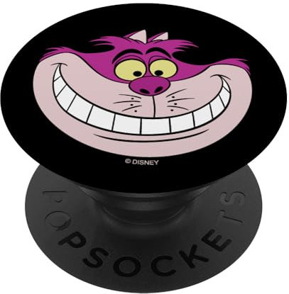Disney Alice in Wonderland Cheshire Cat Grin Black PopSockets Klebender PopGrip