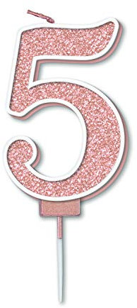 Oaktree Sparkling Fizz No.5 Candle 7.5cm Rose Gold