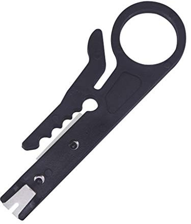 LEXIANG Mini Pince à sertir Portable dénudeur de Fil Couteau dénudage de câble Outils de Coupe de Fil Coupe Ligne Poche Outil de sertissage Multifonction