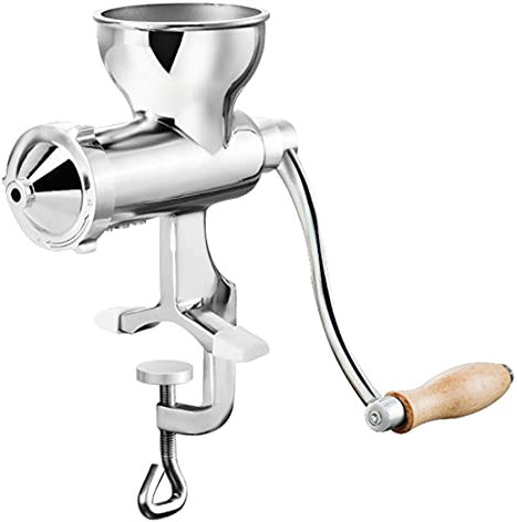 qiuqiu Manual Juicer,Wheatgrass Juicer Squeezer, Fruit Vegetable Juicer, 304 Stainless Steel Juicer for Wheatgrass and Leaf Vegetables