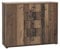 FORTE TEMPRA 2 Kommode mit 2 Türen und 5 Schubladen, Holzwerkstoff, Old – Wood Vintage Dekor, (B x H x T) 108,8 x 85,5 x 34,8 cm