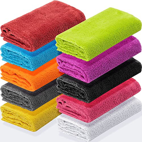 detailmate 10x Poliertuch Ultra weich | Premium Autopflege Zubehör außen & innen | Lack Politur & Pflege, Innenraum, Felgen | Microfasertuch 10er Set 40x40cm, 550 GSM - randlos & fusselfrei