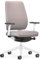 Interstuhl Joyce Interior Edition - ergonomischer Bürostuhl - Schreibtischstuhl mit Synchromechanik - verstellbare Rückenlehne und Lordose - Designer-Rollen (Taupe | Hellgrau)