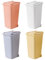 GANAZONO 4pcs Mini Pathway Trash Cans Toy Curbside Garbage Trash Bin Recycle Can Pen Pencil Cup Holder Desktop Organizer Garbage Truck Wheelie Bin