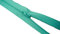 King of Trade Reißverschluss Nylon Schiene 4 mm Nicht teilbar fein Zipper 35 cm 17# Türkis
