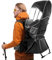 besrey Kraxe Kindertrage mit Aufbewahrungstasche, tragbare Kinderrückentrage für Reise, Kinderkraxe wandern für 6-36 Monate, Tragesitz bis 20 kg, zusammenklappbare (Upgrade Modell Schwarz)