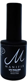 MANIFIX UV-POLISH 10 ml, UV-Lack speziell für Nagelfolien und UV Gelfolien - zum Aushärten mit UV Lampe, Gellack, Überlack, Top Coat, Nagellack für Gelnägel Look