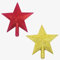 6 Inches Glittered Mini Star Christmas Tree Topper Star Treetop for Holiday Small Christmas Tree Ornaments, Gold and Red (2 Pack)