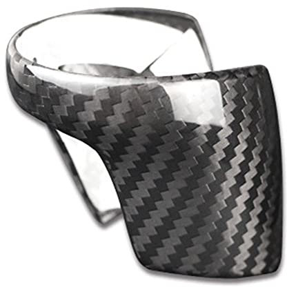 Cakievro Carbon Fiber Car Gear Shift Knob Cover Sticker Trim for Maz-da CX-3 CX-4 CX-5 CX-8 for Maz-da6 A-tenza Maz-da3 A-xela 2014-2019