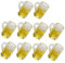 MAGICLULU 10st Bierkrug-Modell Martini-Tasse Bierbecher-Ornamente Getränkekühlschrank Realistisches Bierglas Schlüsselanhänger Heimzubehör Getränkekühlschränke Bierkrugfiguren Mini Harz
