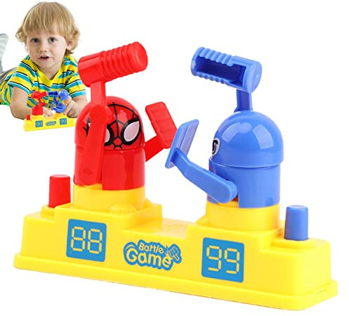 Tischkampf-Boxspielzeug – Roboter-Stanz-Boxer-Kampfspielzeug, tragbares Roboter-Wrestling-Boxspielzeug mit randlosem und glattem Design, Spielzeug-Kampfspiel als Partygeschenk