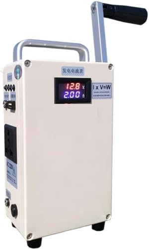 Générateur manuel manuel, générateur multifonctionnel à manivelle, batterie externe, générateur haute puissance, puissance d'éclairage extérieur