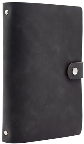 Geschäftlich Kartenhalter Buch, PU-Leder Geschäftskarte Buch Etui Organisation Bindemittel Name ID Kartenetui für Männer und Frauen, Kapazität bis zu 150 Karten (Schwarz)