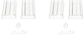 Adoorniequea 2 Set Clay Polymer Bead Roller Tool Transparent Acryl Clay Roller für Schmuckherstellung