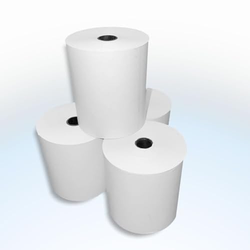Rollflex -50 Thermorollen 80mm x 80m x 12mm für Epson TM-T80 TM-T85 TM-T88 M65TA TM-T88III TM-T88IV TM-T88II TM-H5000II 129B TM-T90, Bonrollen, Kassenrollen, Thermo-Bonrollen