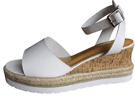 TYUIOP Sandali Donna Comodi Ciabatte Con Gel Riposante Donna Pantofole Uomo Sandali Donna Estive Zeppa Scarpe Con Zeppa Donna 42 Pianta Larga Sandalo Zeppa Donna Infradito Ortopediche