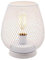 Ieron Lámpara Blanca con Pilas Lámpara LED de Mesa Lanter Jaula de Metal Lámparas inalámbricas con Bombilla LED para Bodas, Fiestas, Patios, Eventos