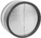 Válvula antirretorno aire para tubo extractor de humo, campanas de cocinas | Acero galvanizado con goma de sellado | Compuerta de aluminio | Tapa antirretorno (125mm)