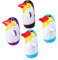 Happyyami Lustiger Spielzeug-Pinguin Aufblasbarer Pinguin-Becher 4 Stück PVC-tierfigur Kreatives Becher-Spielzeug Bezauberndes Pinguin- Für Jungen Und Mädchen