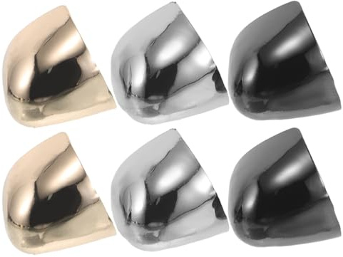 HEMOTON 3 Paar Metall Fersenkappen Schuhspitzenschoner für High Heels 2,3 X 2cm Robustes Metall Schutz vor Abnutzung Einfach Anzubringen Geeignet für Festliche Anlässe
