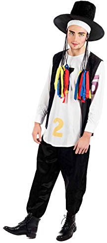 Fun Shack Kostüm 80er Jahre Popstar für Herren, Ikonische Verkleidung, Perfekt für Karneval und Partys, M