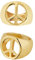W WIDMANN MILANO Party Fashion 7537R - Ring Peace and Love, Schmuck, Hippie, Karneval, Mottoparty