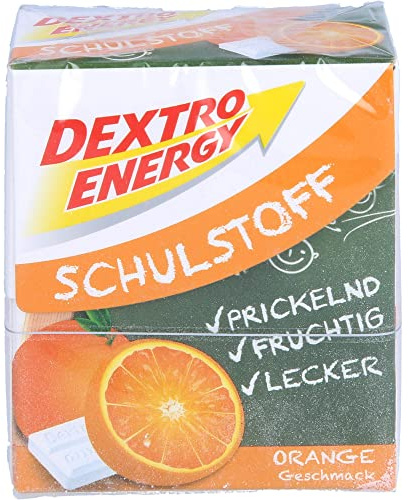 DEXTRO ENERGY Schulstoff Orange Täfelchen 50 g