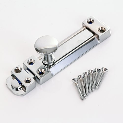 Heavy Duty 100ml Chrome Door Dead Lock Security Bolt