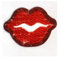 3 Stück Patch Pop Art Motiv Mund mit