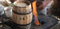 MAAJ® getoastetes=ausgebranntes WEINFASS/WHISKYFASS/SCHNAPSFASS WINZER-BÖTTCHER-QUALITÄT AUS FRANZÖSICHER EICHE - MADE IN PORTUGAL (3 L)
