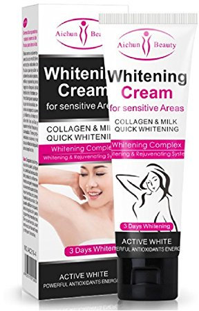 AICHUN BEAUTY Whitening Cream Natural Underarm Lightening & Brightening Deodorant Cream Armpit Whitening Body Creams Underarm Repair Between Legs Knees Private Part 50g