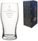 CNC Group Personalised Engraved Godfather Gift Tulip Pint Glass Any Name
