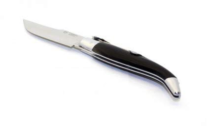 E-X Couteau Albacete Exposito Artesana No 1 cliquet en aluminium et tige de Toro