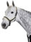 Eskadron Halfter Platinum Pure Double Pin Faux Fur - Black-Silver - Extra Full