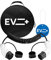 EV + Elektrofahrzeug-Ladekabel - Typ 2 auf Typ 2-3 Meter PHEV Ladekabel - 1-Phase 32A (7,2 kW) Schwarz Spirale- Gratis Tragetasche CE IP55