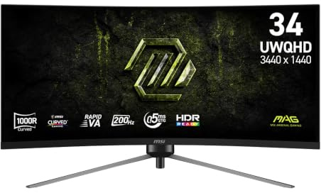 MSI MAG 345CQRF E20 86,36 UWQHD 16:9 VA DP HDMI・Flachbildschirm (TFT/LCD)・86,4 cm (9S6-3DD14H-030)