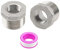 Rrina 2 bujes hexagonales reductores de acero inoxidable 304, macho NPT de 1 pulgada a NPT hembra de 1/2 pulgadas, adaptador de montaje de tubería roscado