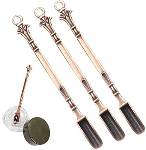 Ericetion 3 Stück Schnupftabaklöffel - Mini-Pulver-Schaufel-Anhänger für Schnupftabakflaschen, Raucherzubehör & Küchenutensilien, 80 mm