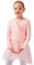 tanzmuster Ballett Wickeljacke Mädchen - Mandy - extra weicher Baumwollstoff - Ballettjacke zum Binden für Kinder - Ballett-rosa 92/98