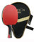 ANSNOW Raqueta de Tenis de Mesa Carbon9.8, Raqueta de Ping Pong de 5 Estrellas, Bolsa de Palo de Hoja de Fibra de Carbono, Bolas