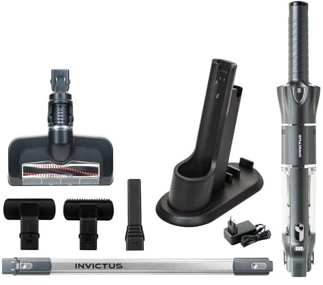 MYBO TV 3.0, Aspirateur à Main sans Fil-sans Sac-14 Pièces-Puissant, Polyvalent, Léger-Silencieux-Batterie Longue Durée-Idéal Maison, Voiture etc, Noir