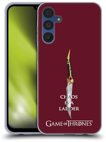 Head Case Designs Offizielle HBO Game of Thrones Catspaw Chaos-Leiter Grafiken Soft Gel Handyhülle Hülle kompatibel mit Samsung Galaxy A15