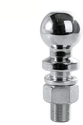 Anhängerkupplung, Chromanhänger Hitch Tow Ball 2-5/16 Zoll M25 Schaft Dia Kapazität 5000 lbs Kupplungsteile Rv. Camper Caravan Accessoires. für die meisten Anhänger, Wohnmobile, Autos(M25(Cap 5000Lb